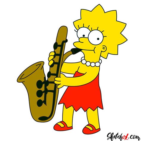 what instrument does lisa simpson play