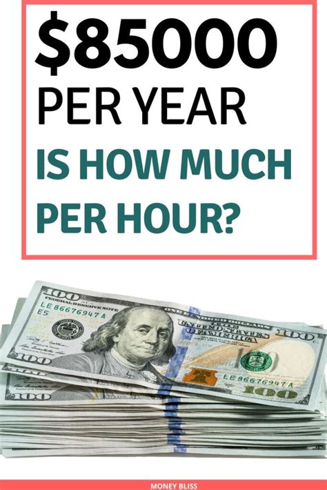 what is $85000 a year hourly