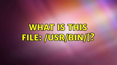 What Is /Usr/Bin/Xorg