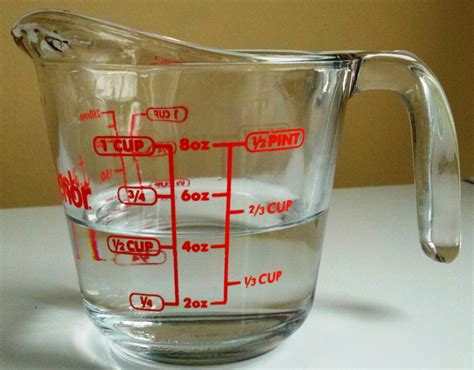 what is 1/2 of a 1/3 cup of water