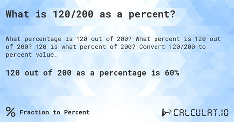what is 120 out of 400 as a percent