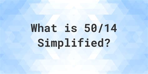 what is 14 simplified