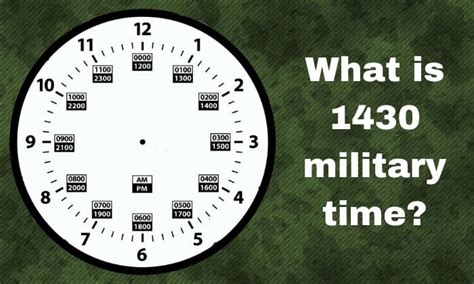 What is 1430 Military Time? (Full Guide) TheGunZone