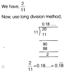 what is 2/11 as a decimal