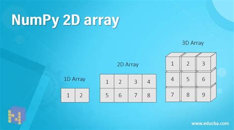 what is 2d numpy array