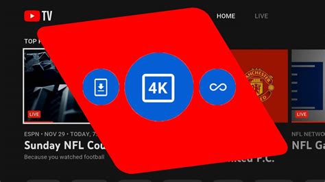 what is 4k plus youtube tv