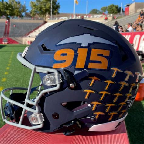 UTEP MINERS SCHUTT XP FULL SIZE REPLICA FOOTBALL HELMET eBay