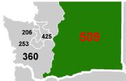 what is a 509 area code