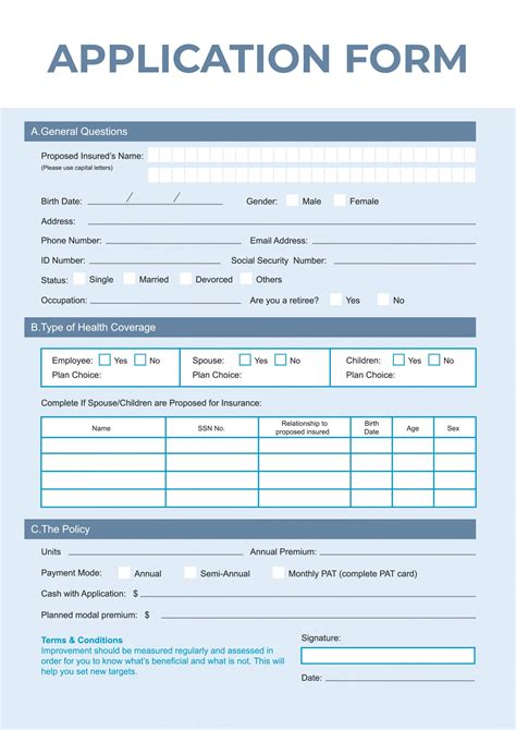 what is a application form