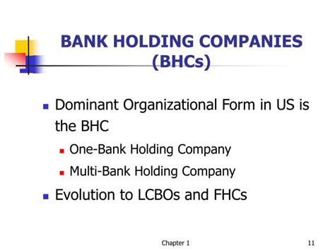 what is a bank holding company bhc