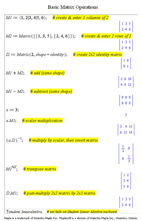 What Is A Basic Matrix