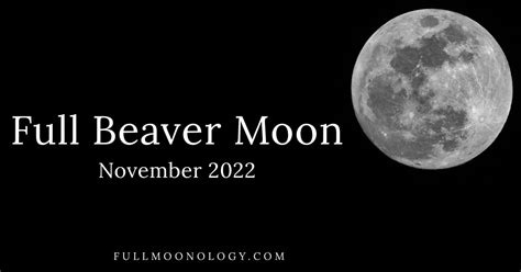 what is a beaver moon 2022