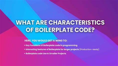 what is a boilerplate in coding