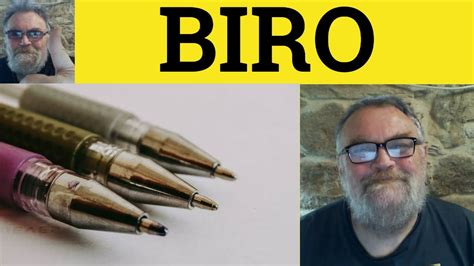 what is a british biro