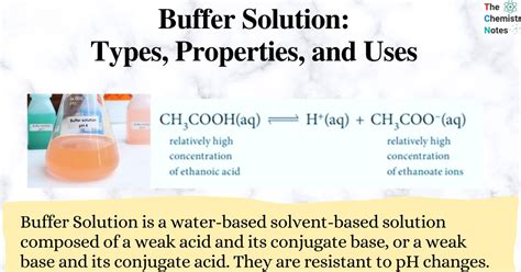 What Is A Buffer Solution Used For