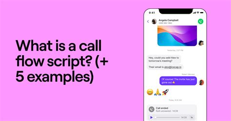 what is a call flow script
