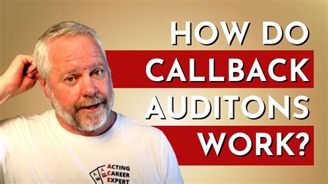 what is a callback in acting