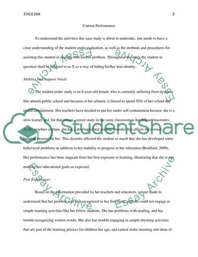 what is a case study in special education