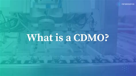 what is a cdmo company
