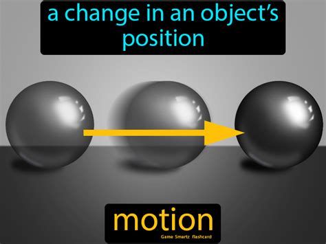 what is a change in an object's motion