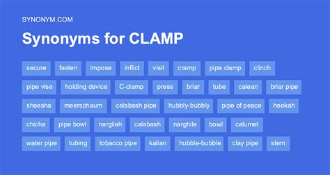What Is A Clamp Synonym
