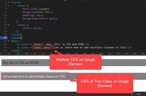 What Is A Class In Html And Css