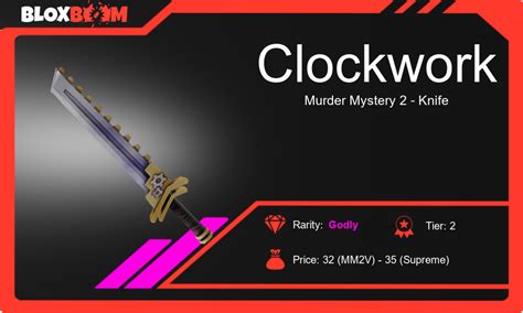 What Is A Clockwork Worth In Mm2