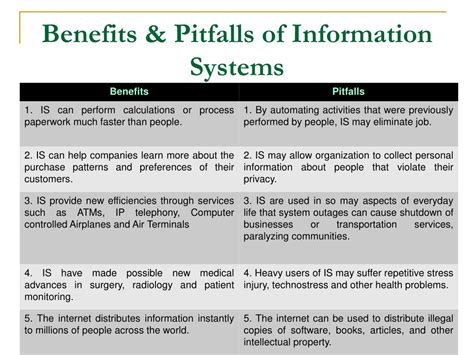 what is a common pitfall in the development of management information systems