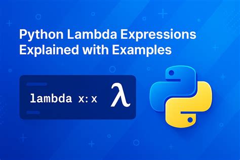 what is a common use of lambda expressions in python