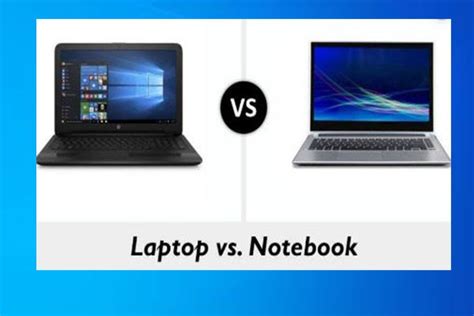 What Is A Computer Notebook Vs Laptop Computer