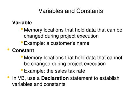 what is a constant variable example