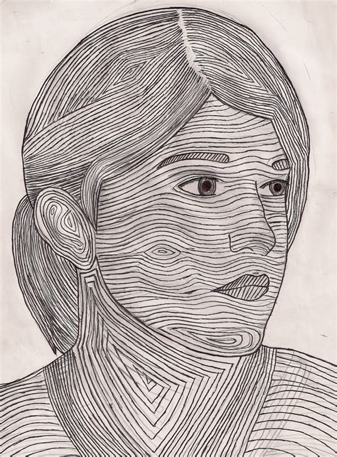 what is a continuous contour line in art