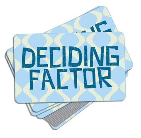 what is a deciding factor