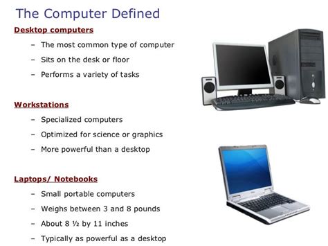 What Is A Desktop Computer Definition