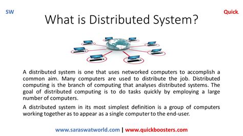 what is a distributed system in computer science
