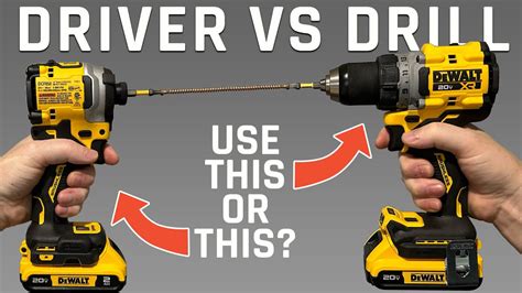 What Is A Driver Vs Drill