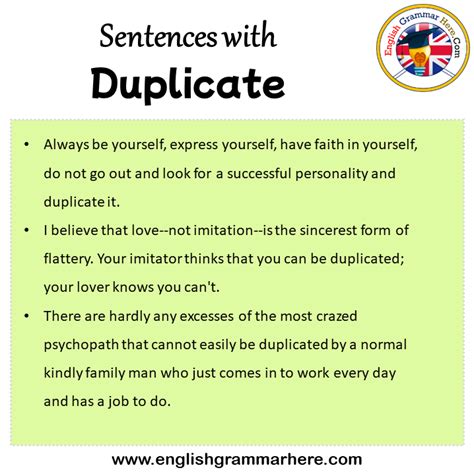 What Is A Duplicate Sentence