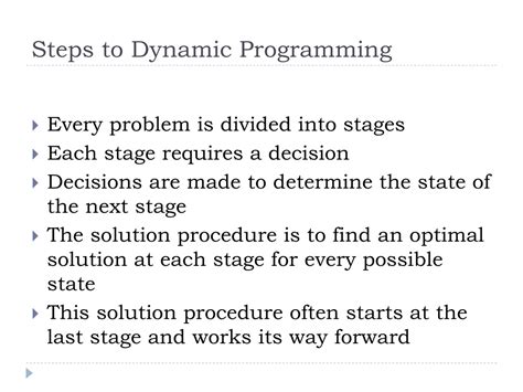 what is a dynamic programming problem