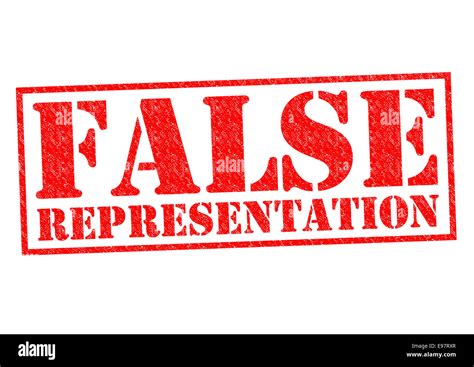 what is a false representation
