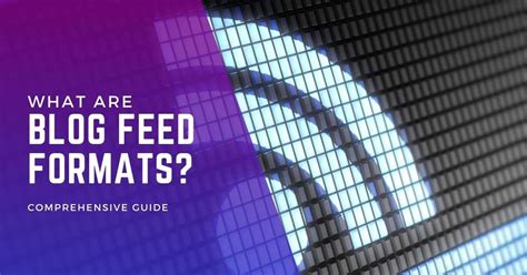 What Is A Feed Data Format