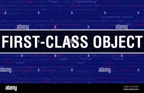 what is a first class object in programming