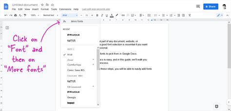 What Is A Font In Google Docs