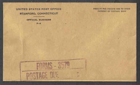 what is a form 3547 from the post office