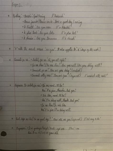 What Is A French Note