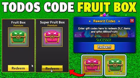 what is a fruit box code in blox fruits