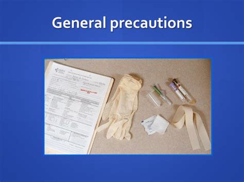 What Is A General Precautions During Specimen Collection