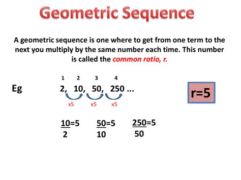 what is a geometric number sequence