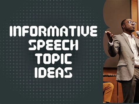 what is a good informative speech topic for students