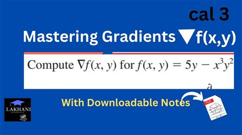 what is a gradient in multivariable calculus