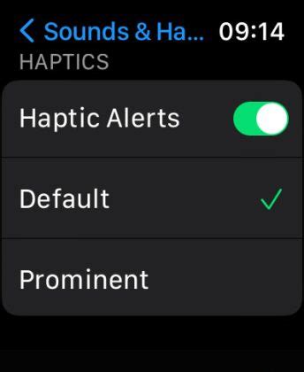 what is a haptic alert